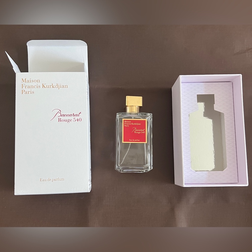 EMPTY Baccarat Rouge 540 Madison Francis Kurkdjian Paris perfume bottle and Box